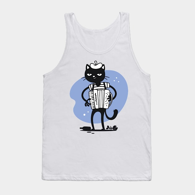 Chansons Cat Tank Top by zoljo